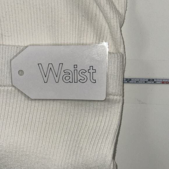 Ava & Viv Women’s Plus 2X White Ribbed Sweater Knit Pullover Long Sleeve - Picture 6 of 6